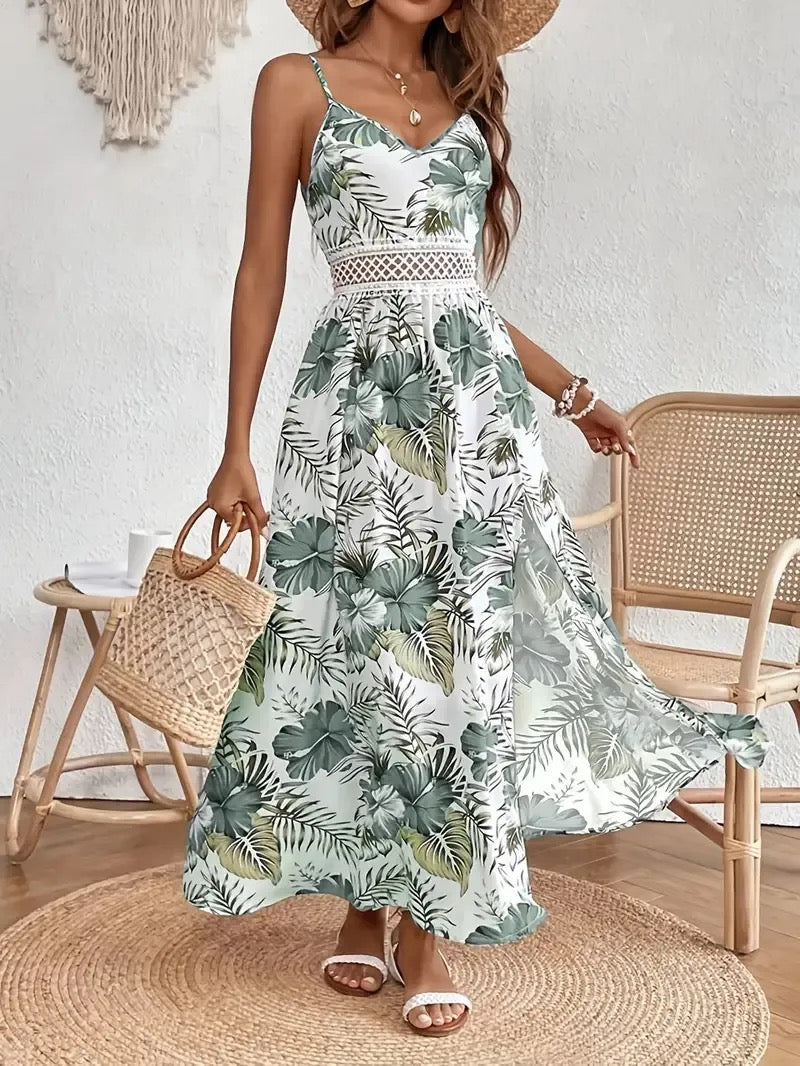 Green Plant Dress